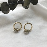 限定50%OFF！ゴールドラウンドピアス