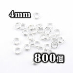 【A351】 送料無料 [約800個] 二重丸カン 【WS】 4×0.6mm