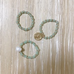 ビーズリングセット