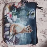 猫柄　ティッシュポーチ　②