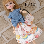(送込)りかちゃん☆服カバンセット～No.124～