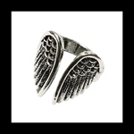 再販【Angel_feather RING】﻿シルバー 羽根 翼 天使 シンプル ユニセックス  ゴシック 病みかわいい ヴィンテージ  アンティーク  リング