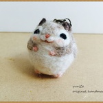 【オーダー品】全てが○になるお守り　癒しの妖精✿momoちゃん　まるまるシリーズ　にっこりストラップ3　
