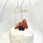 送料無料♪数字(0〜10)ケーキトッパー　木製トッパー　