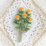 紅花　プチコサージュ　送料無料♪