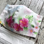 マスク  ハワイアンマスク  立体マスク  ハワイアン  ハイビスカス  フラダンス  フラガール  ビーチガール  サーフィン