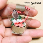 ☆送料無料☆想いを詰め込んだフラワーボックス/ペンギン