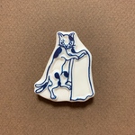 猫又のメッセージ枠はんこ