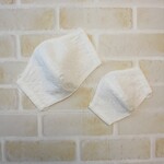 ママとおそろい♪コットンレースの立体マスク　親子用　マスク2点セット