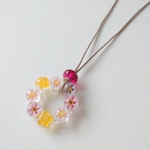 ガラスの花冠ペンダント　1