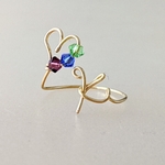 【イニシャル&ハート♥】オーダーリング💍オリジナル&カラフル！