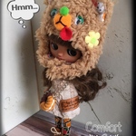 アランニットワンピ×タイツ【ミディブライス】アウトフィットblythe outfit