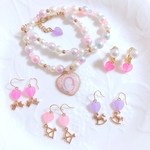 ゆめかわ ブレスレット ピアス イヤリング 5点セット