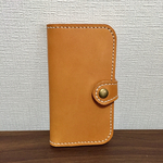 栃木レザー スマホケース  レザークラフト