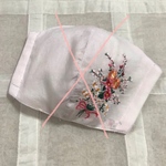 綿ブロード花束マスク