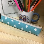 【再】ターコイズ星❤️大人可愛いペンケーススリム