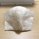  [送料無料]  立体マスク　綿レース