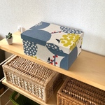 ＊ MINORI＊ インテリアボックス   LLサイズ　収納ケース（カルトナージュ）