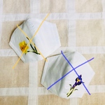 🌼可愛いお花の刺繍入り立体マスク