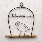 お散歩文鳥のWelcomeオーナメント
