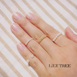 ファランジリング♡パール4個セット