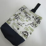 シューズ袋《恐竜・ホワイト》