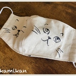 ねこちゃん顔立体マスク