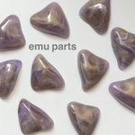 いびつnuance purple cabochon4p