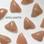 いびつnuance beige pink cabochon4p