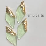 clear color  mintgreen charm 4p