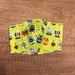 子ども用立体マスクS 車グリーン