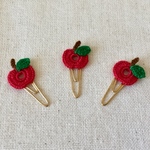 【ペーパークリップ】小さな林檎＊3個で1セット＊