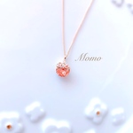 ♡You are my princess【スワロフスキー】1粒の輝き❁⃘ネックレス♡ジュエリークリップ