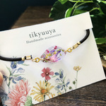 ヘアゴムブレスレット　花