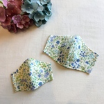【SALE】花柄立体ガーゼマスク💐　親子セット