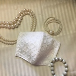 送料無料⭐︎立体マスク⭐︎レース⭐︎Mサイズ⭐︎Ｌサイズ　ゴム付き