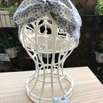 ワイヤー　ターバン　変形自由　菜の花柄　ベージュ