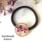 春色かすみ草♡ヘアゴム 