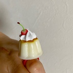 食品サンぷるるん　ぷにぷにプリン指輪