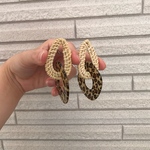 Big! rattan✖️leopard pierce🐆👒