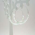 **POさまご依頼品**プレナイトのフープピアス