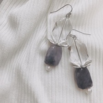 classic purple pierce / earring   シルバーピアス