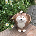 柴犬植木鉢　柴3