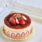 いちごのフレジェの小物入れ