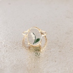 silver 18kgp  鈴蘭リング 🌹母の月ギフト対応