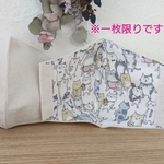 猫好きさん用☆立体マスク(ホワイト)