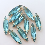 A級・4×15mm ライトブルー リーフ 10こ入り