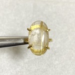 一点物天然石ルチルクォーツのアンティーク調真リング.17