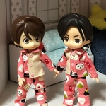 オビツ11用おにぎりパンダパジャマ