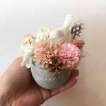 母の日♡小鳥アロマストーンフラワー♡